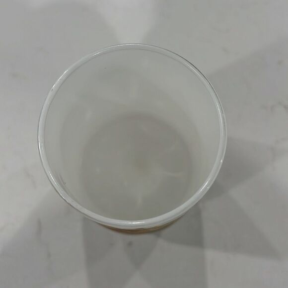 Vintage Apothecary jar yellow daisies - Picture 4 of 6